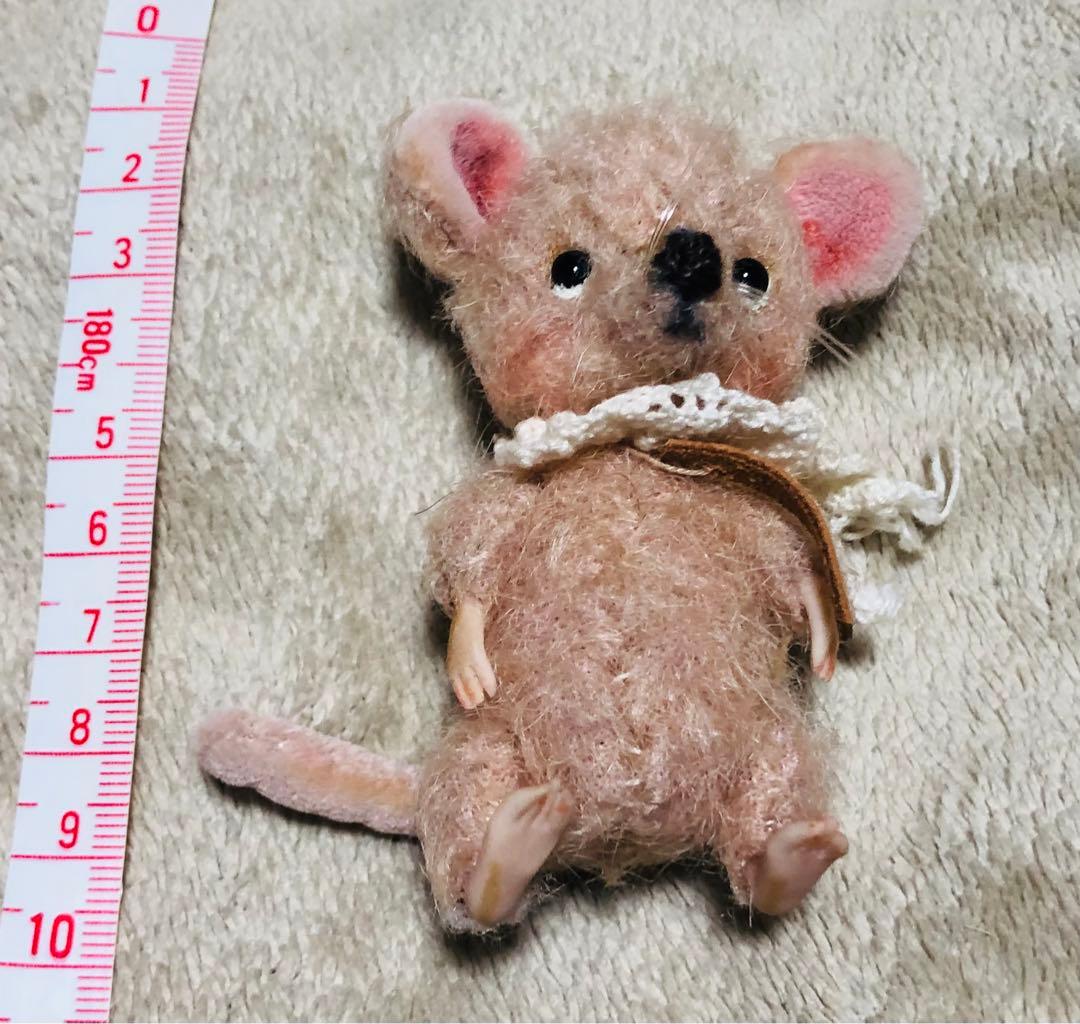 hacodeco様 ねずみ　ピンクねずみ　作家　※ 指１本破損あり