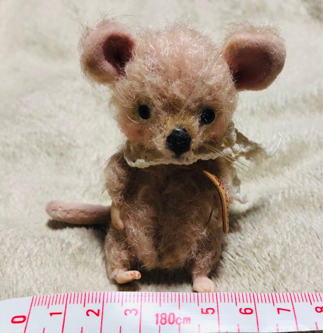 hacodeco様 ねずみ　ピンクねずみ　作家　※ 指１本破損あり