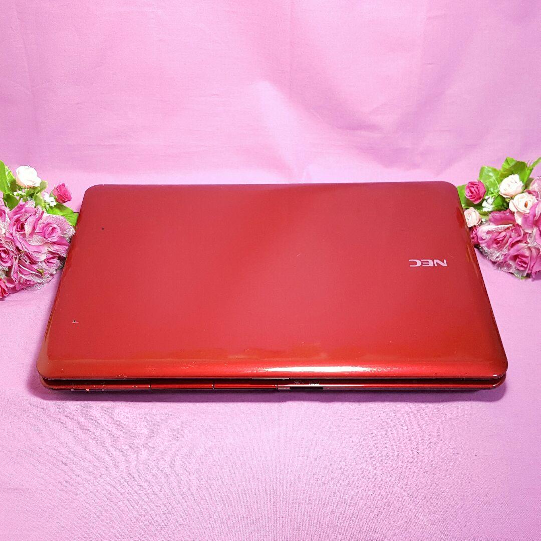 Win11♡赤色♡NEC♡LaVie♡新SSD♡メモリ6GB♡Zoom