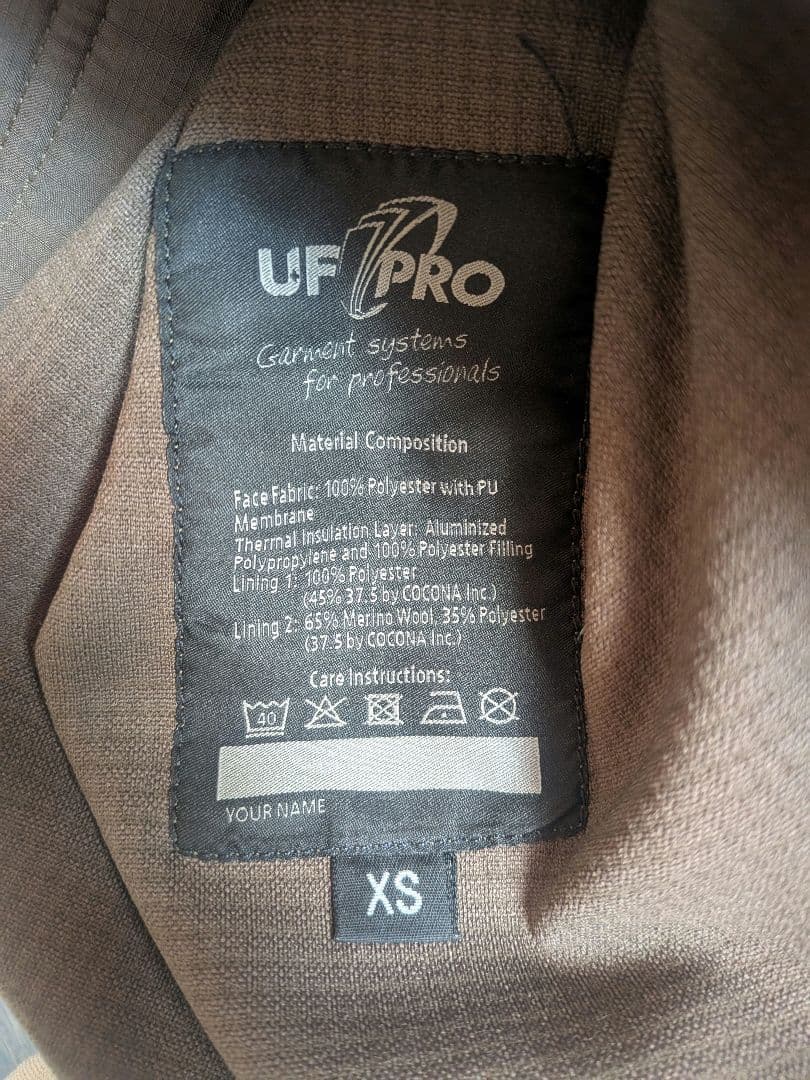 個人装備 UFPRO ace winter combatshirts