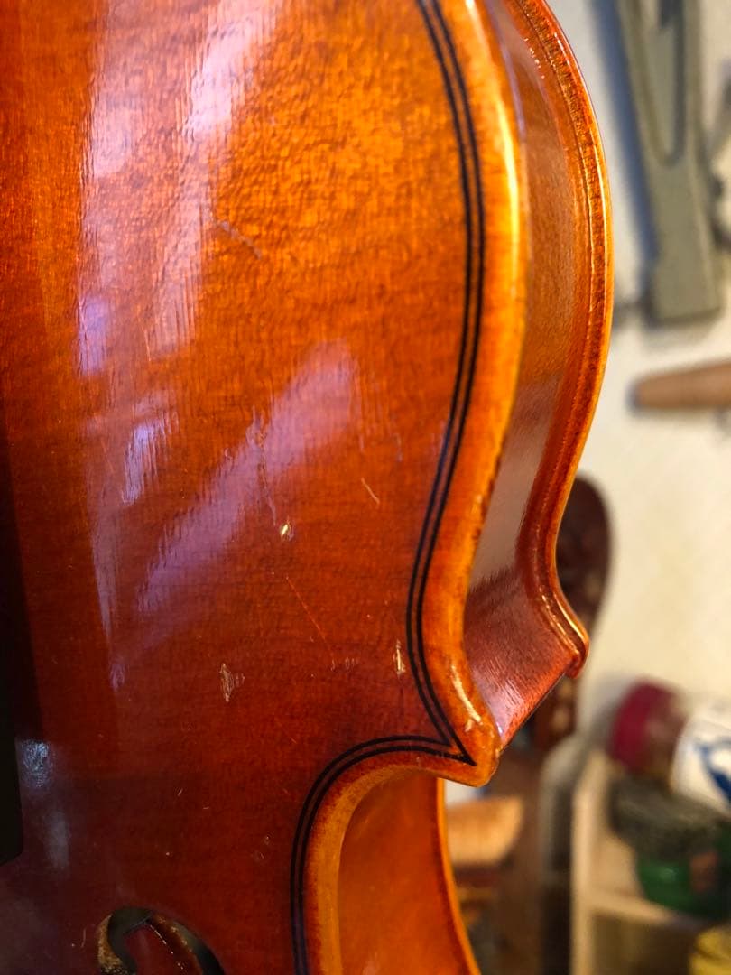 【駒&魂柱調整済】suzuki分数バイオリンNo200 1/8 1995