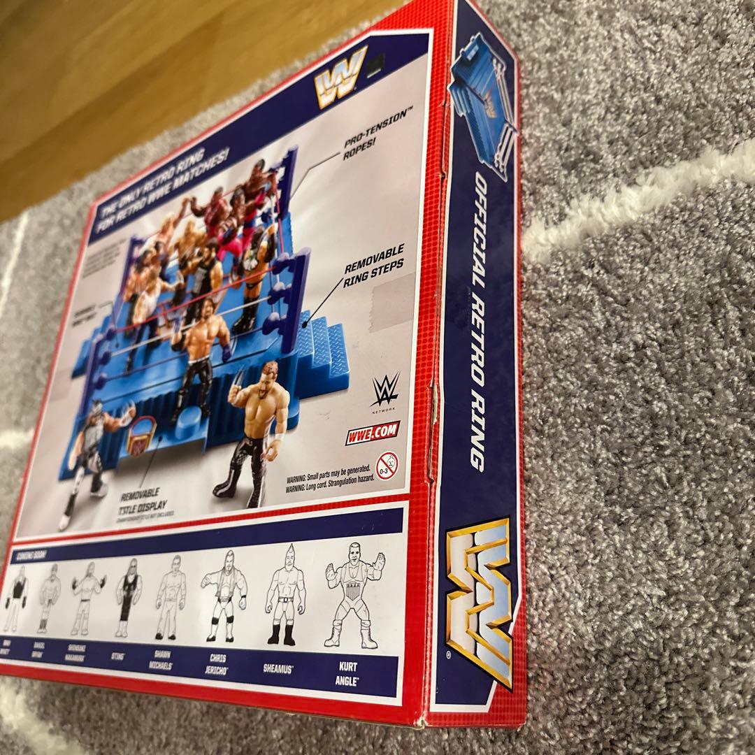 WWE マテル レトロ プロレスリング リング ハズブロ風 入手困難