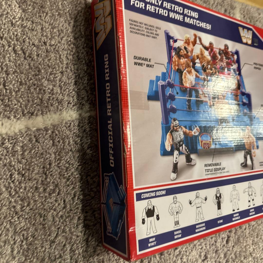WWE マテル レトロ プロレスリング リング ハズブロ風 入手困難