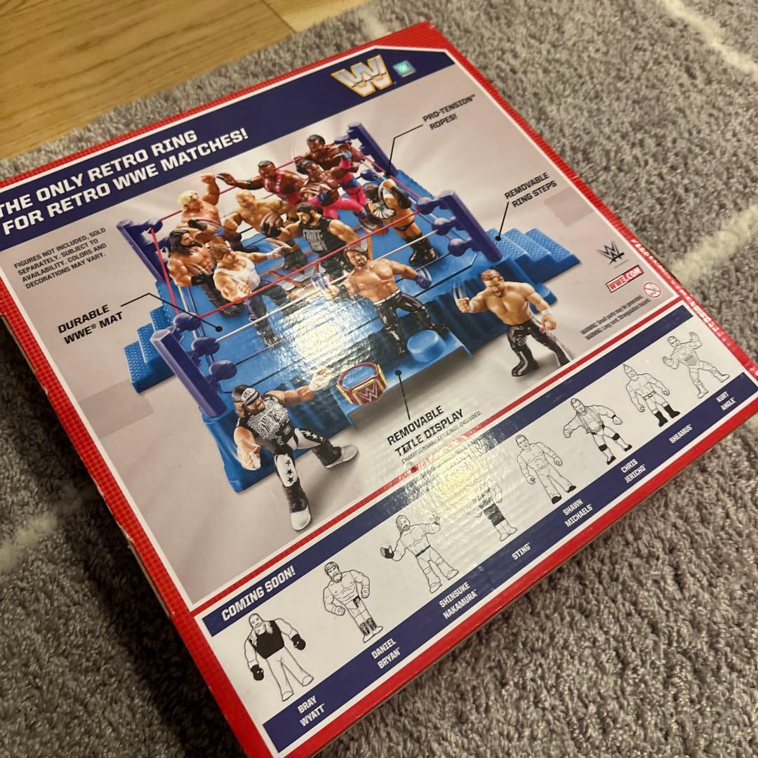 WWE マテル レトロ プロレスリング リング ハズブロ風 入手困難