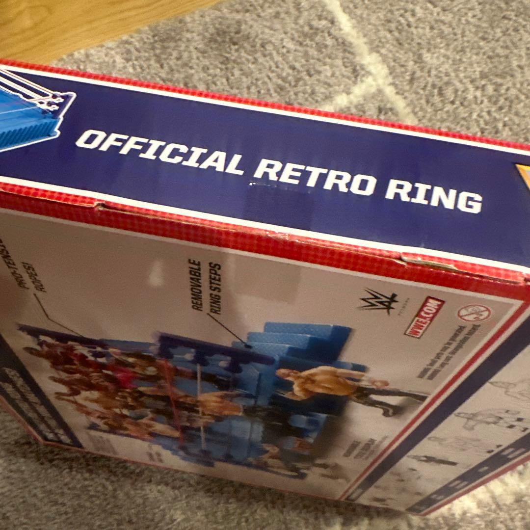 WWE マテル レトロ プロレスリング リング ハズブロ風 入手困難