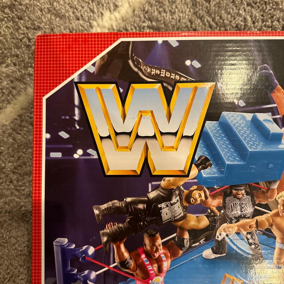 WWE マテル レトロ プロレスリング リング ハズブロ風 入手困難