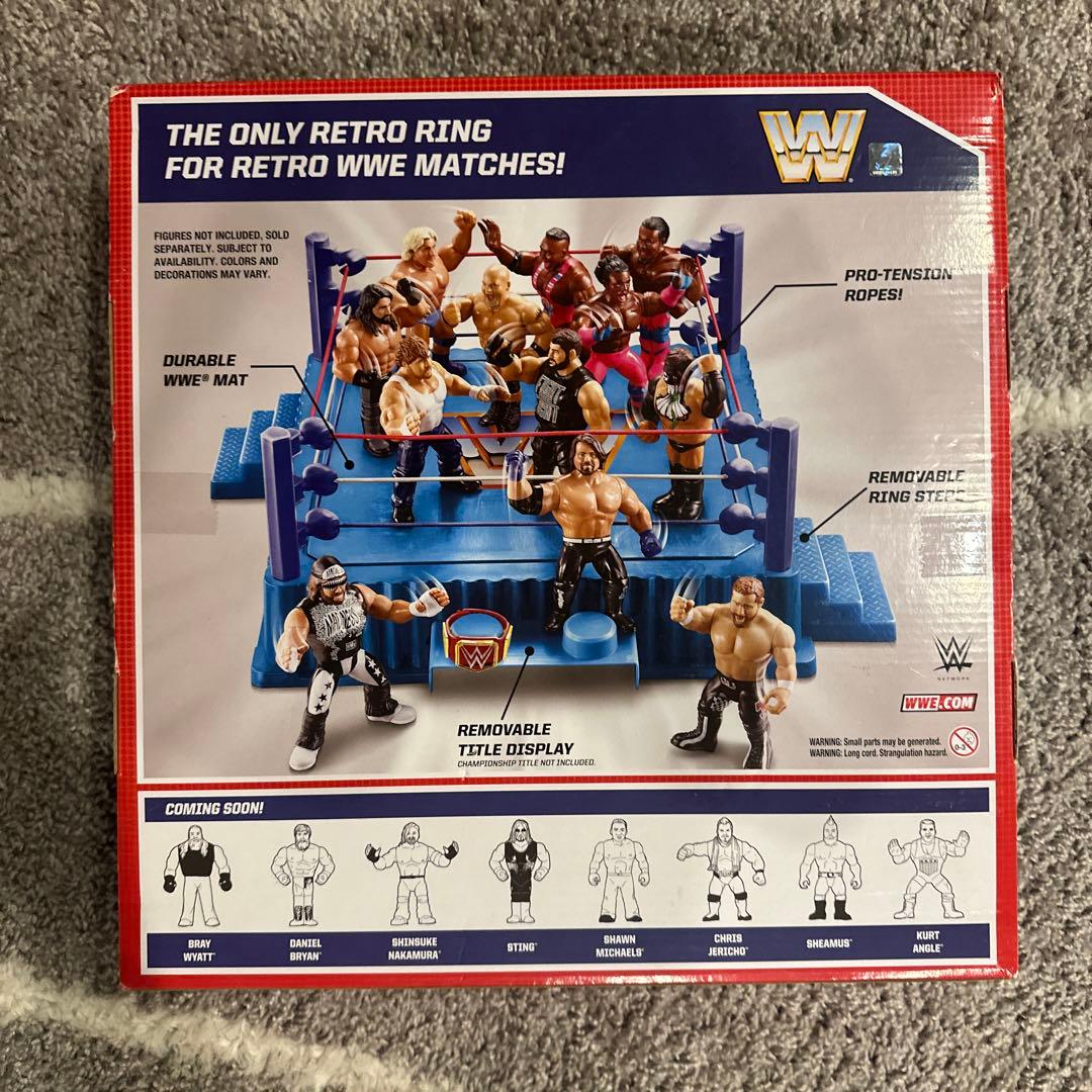 WWE マテル レトロ プロレスリング リング ハズブロ風 入手困難