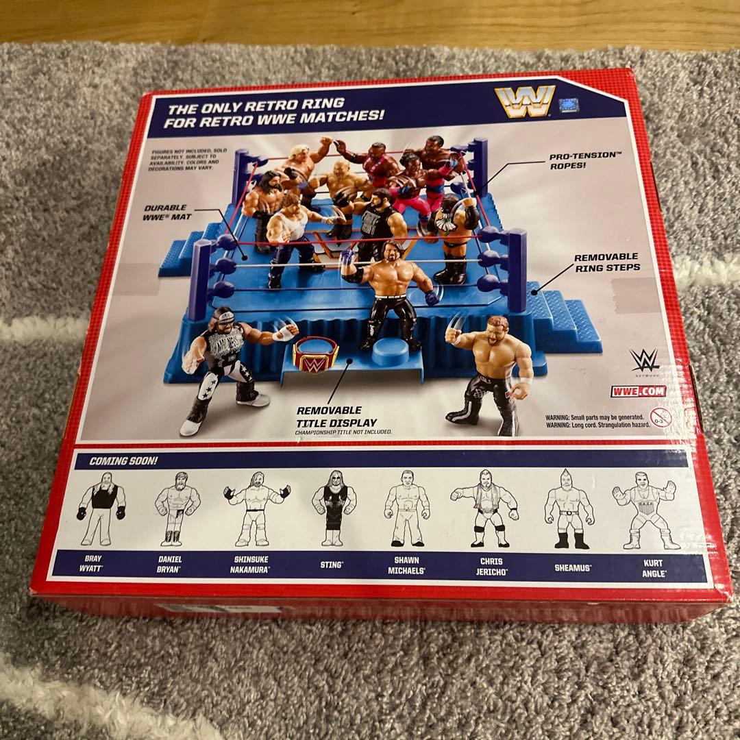 WWE マテル レトロ プロレスリング リング ハズブロ風 入手困難