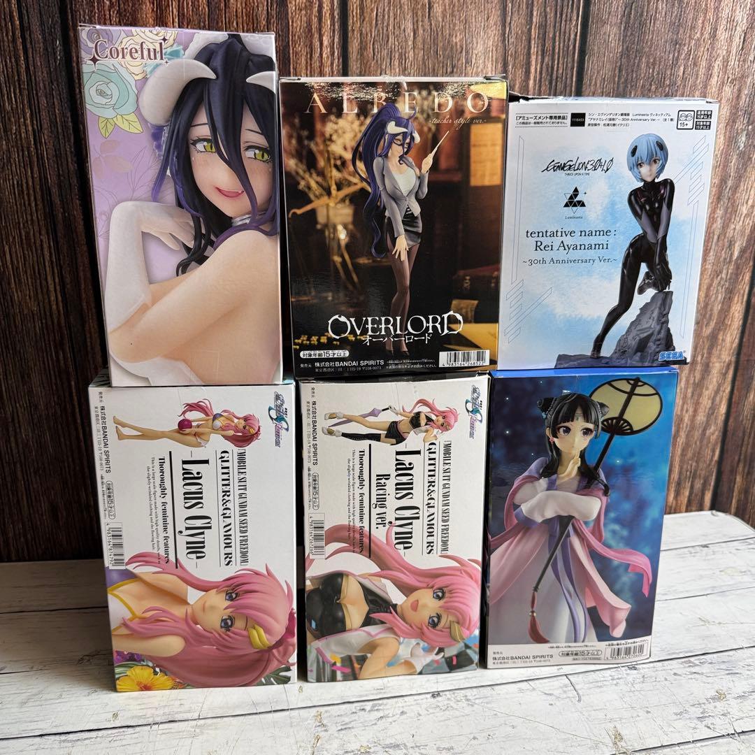 フィギュア6体セット 薬屋のひとりごと オーバーロード 機動戦士ガンダム