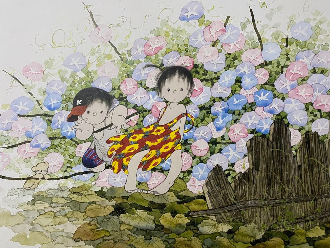 中島潔（梅吉）　アートプリント『夏の詩』