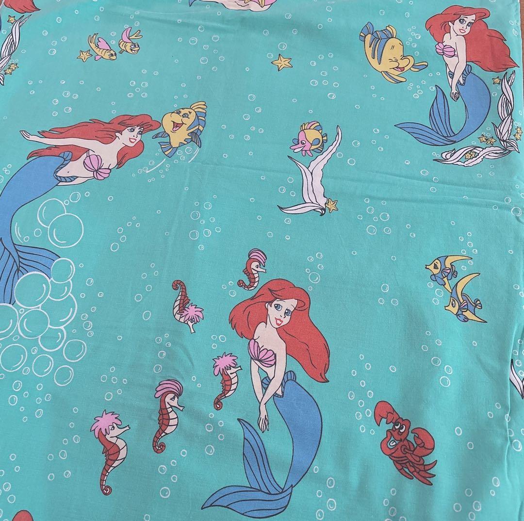 【レア】フランス　ビンテージシーツ リトルマーメイド