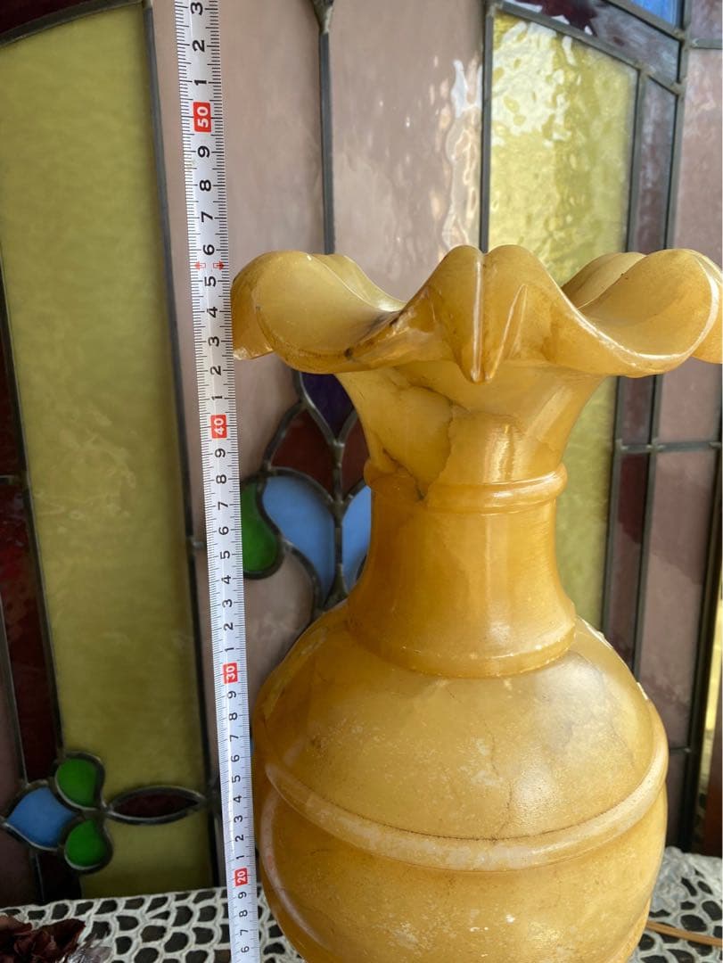 フロアスタンドライト 大理石 ランプ アンティーク インテリア 大理石