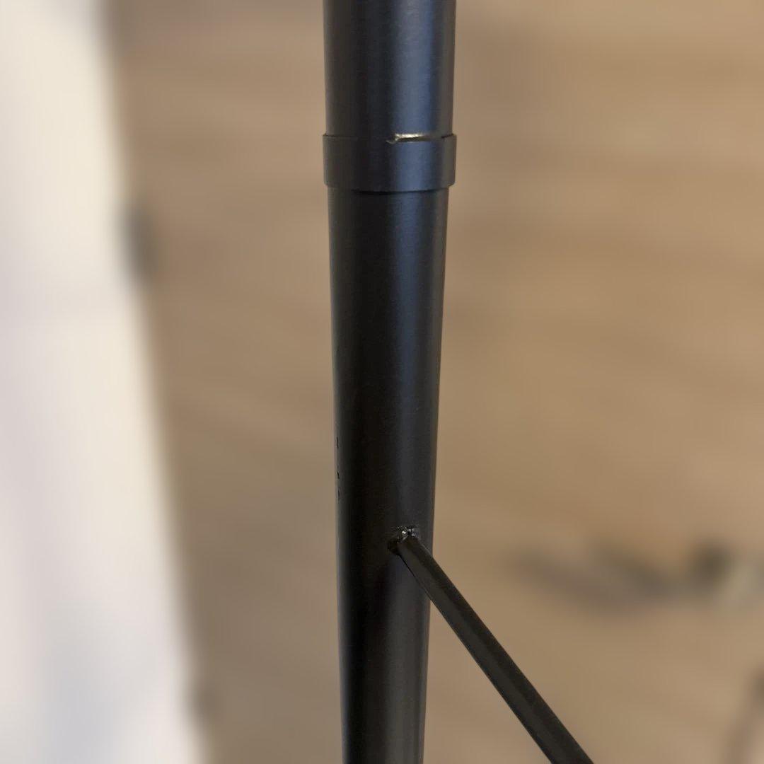 スタンド式回転ハンガーラック　ブラック 180cm