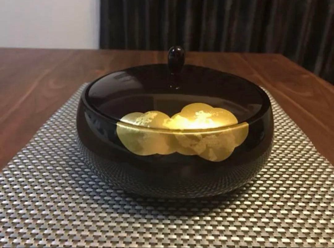 新品 2点セット 木製 器 漆器 菓子鉢 菓子器 菓子入れ 果物入れ