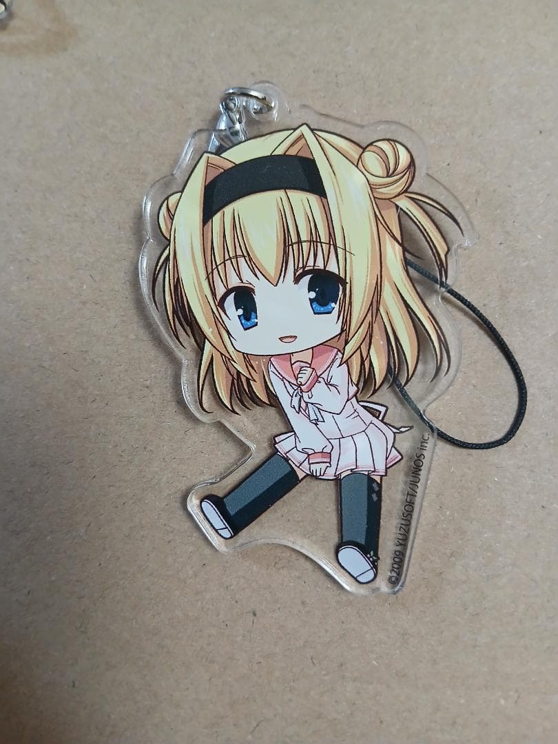 ゆずソフト ぺたん娘トレーディングアクリルストラップ全11種コンプセット