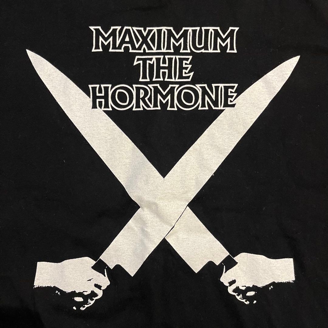 【2005年初期版・極美品】マキシマムザホルモン 包丁＆上原菩薩Tシャツ 黒