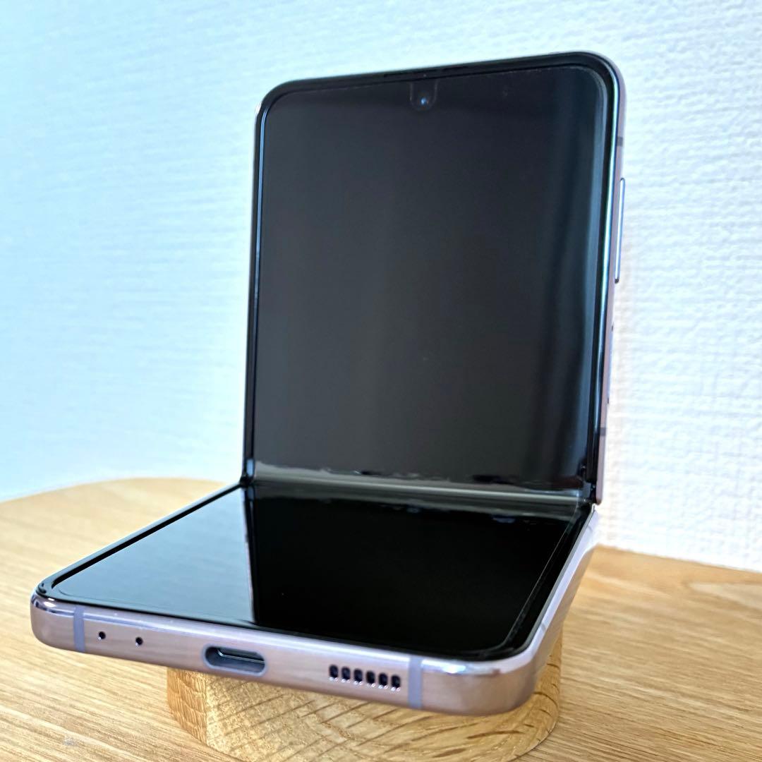 【美品】Samsung Galaxy Z Flip4 パープル　本体　カバー