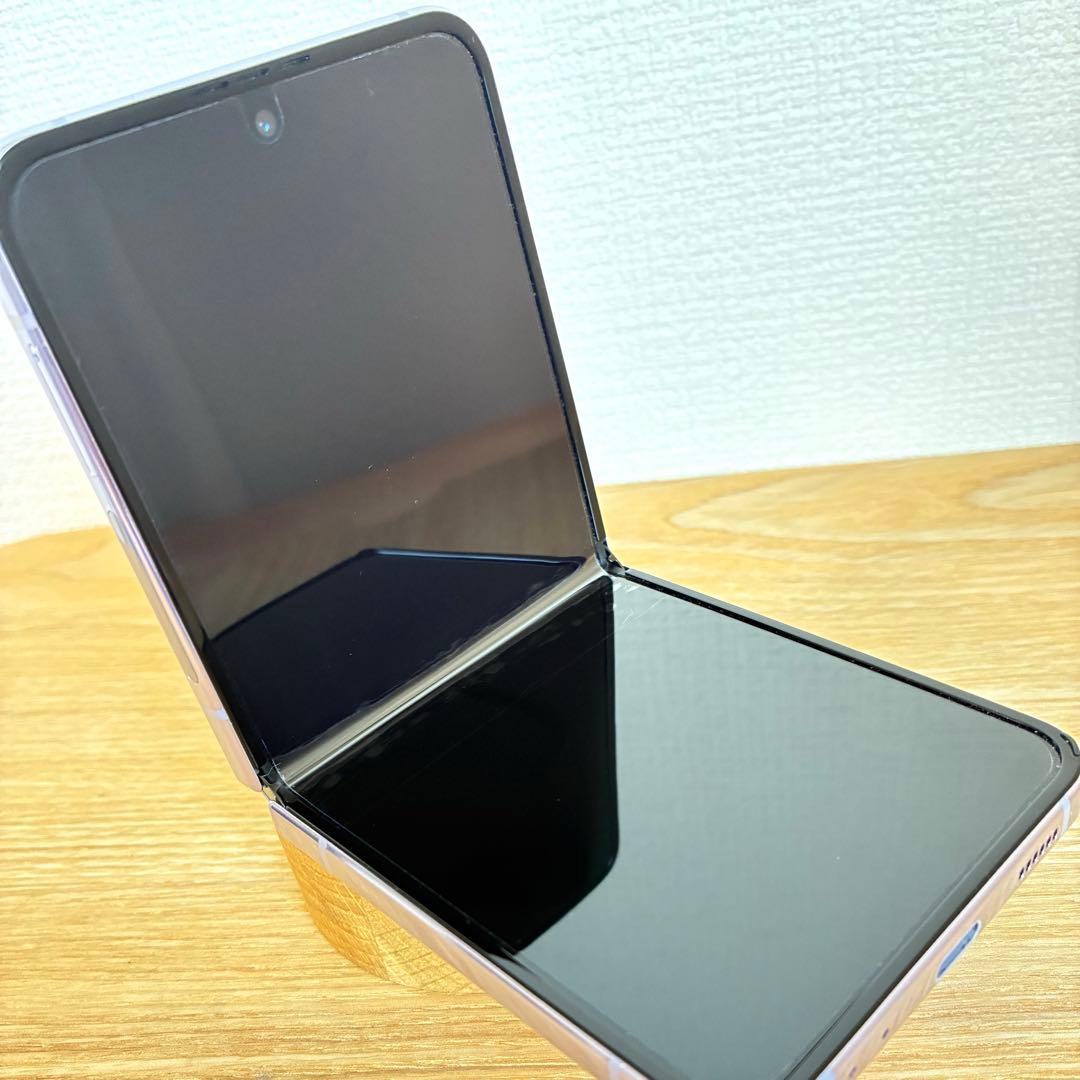 【美品】Samsung Galaxy Z Flip4 パープル　本体　カバー