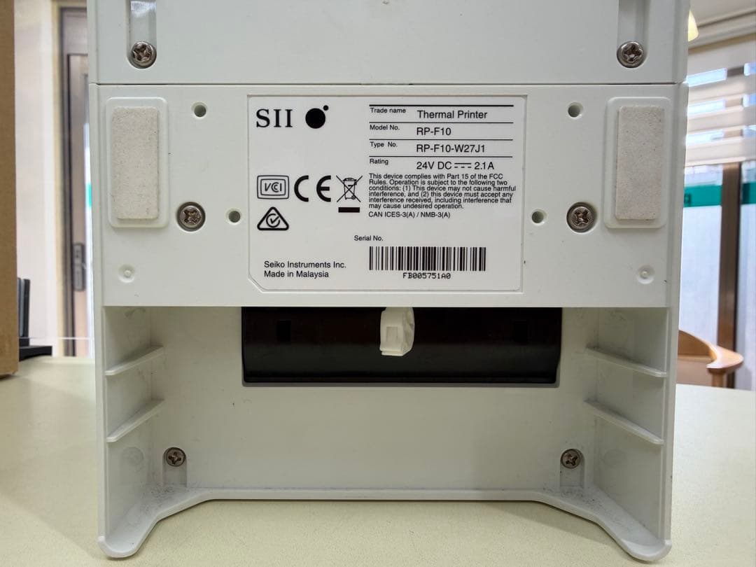 小*星様 セイコーインスツルPOSプリンター　【RP-F10】白