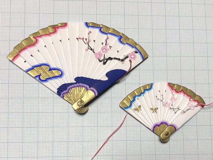 雛人形　檜扇　サンプル品