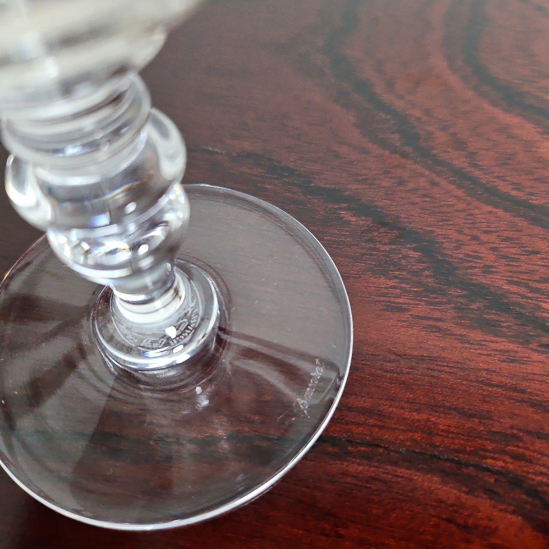 ②　バカラ　ワイングラス2客