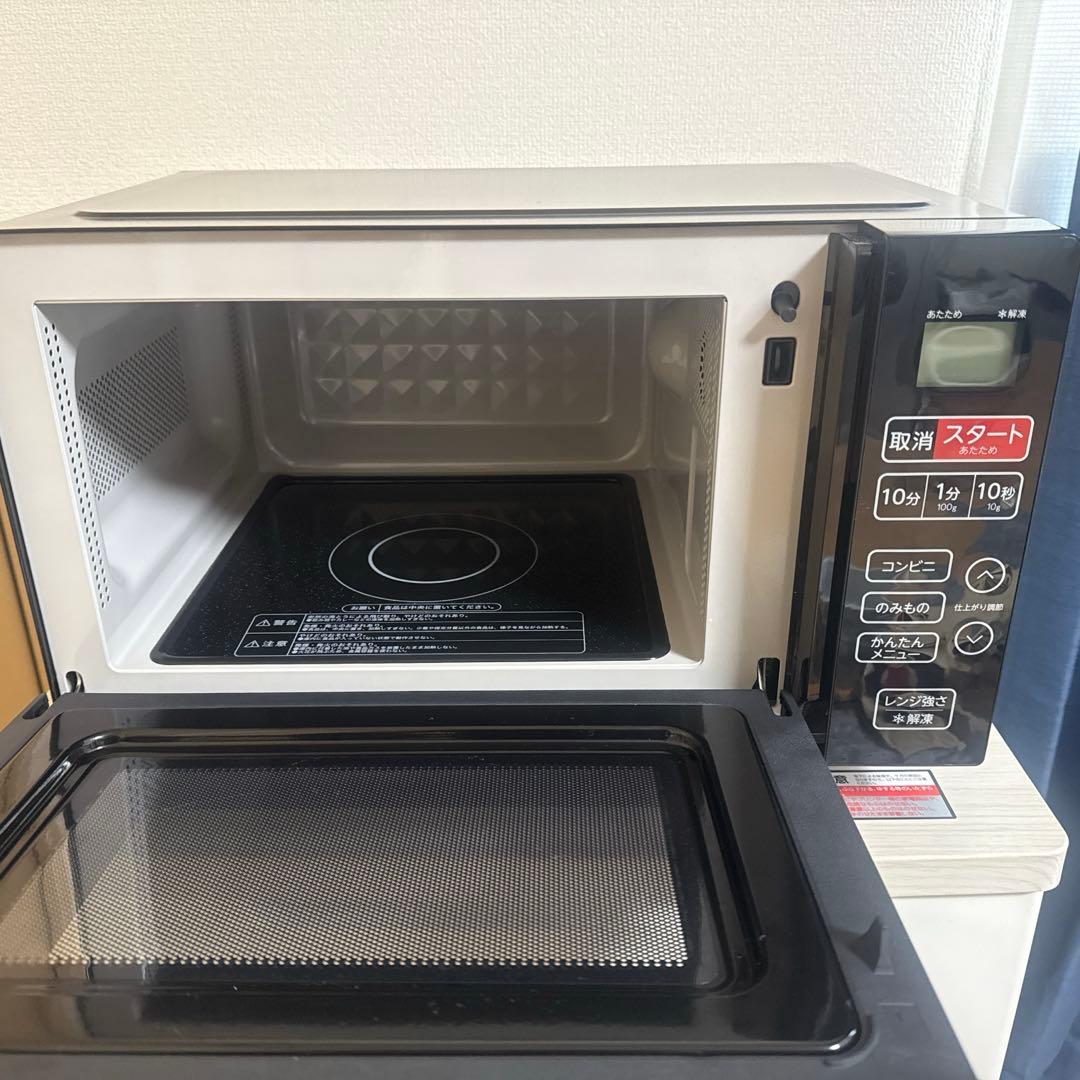美品 Hailer ハイアール 電子レンジ フラット KS-MW22F18