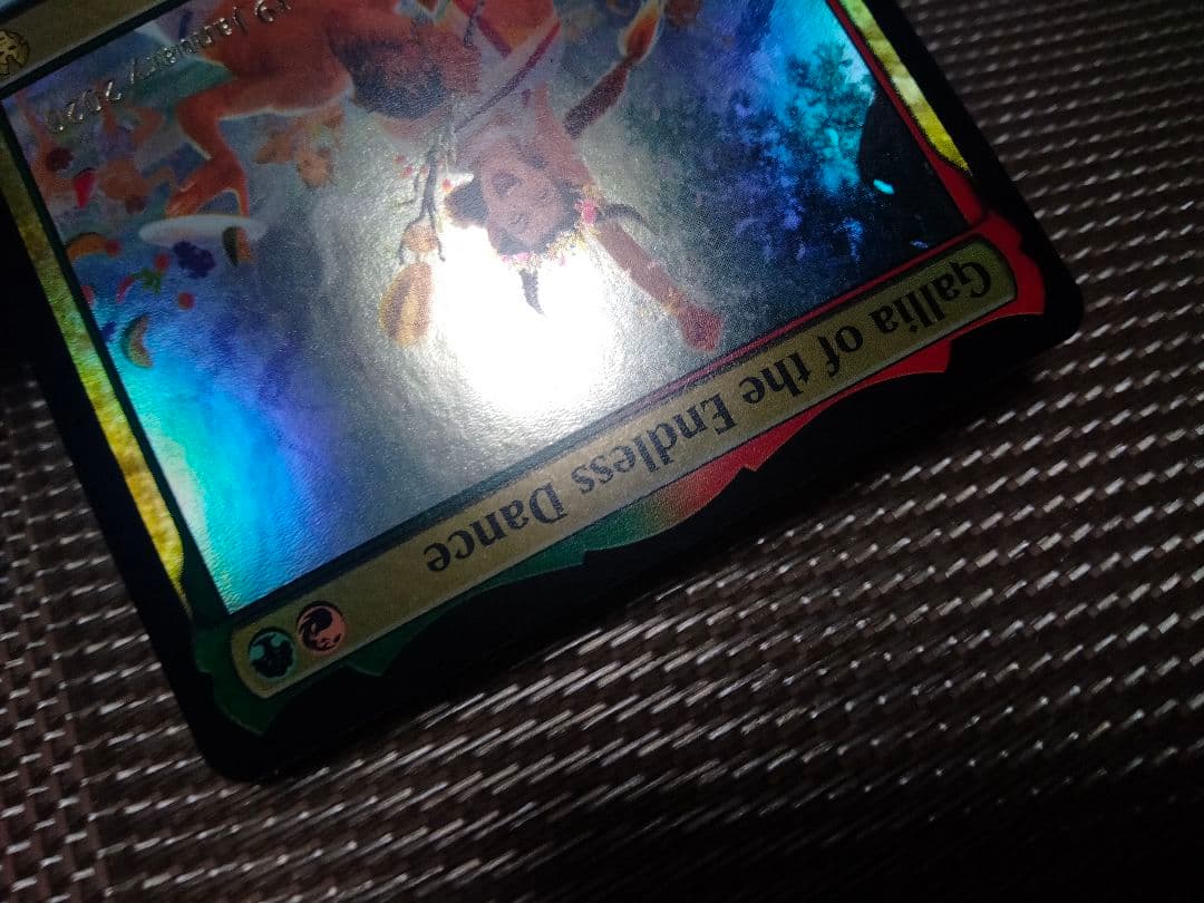 確認用】テーロス還魂記 プレリリースfoil 終わりなき踊りのガリア 英語 1枚