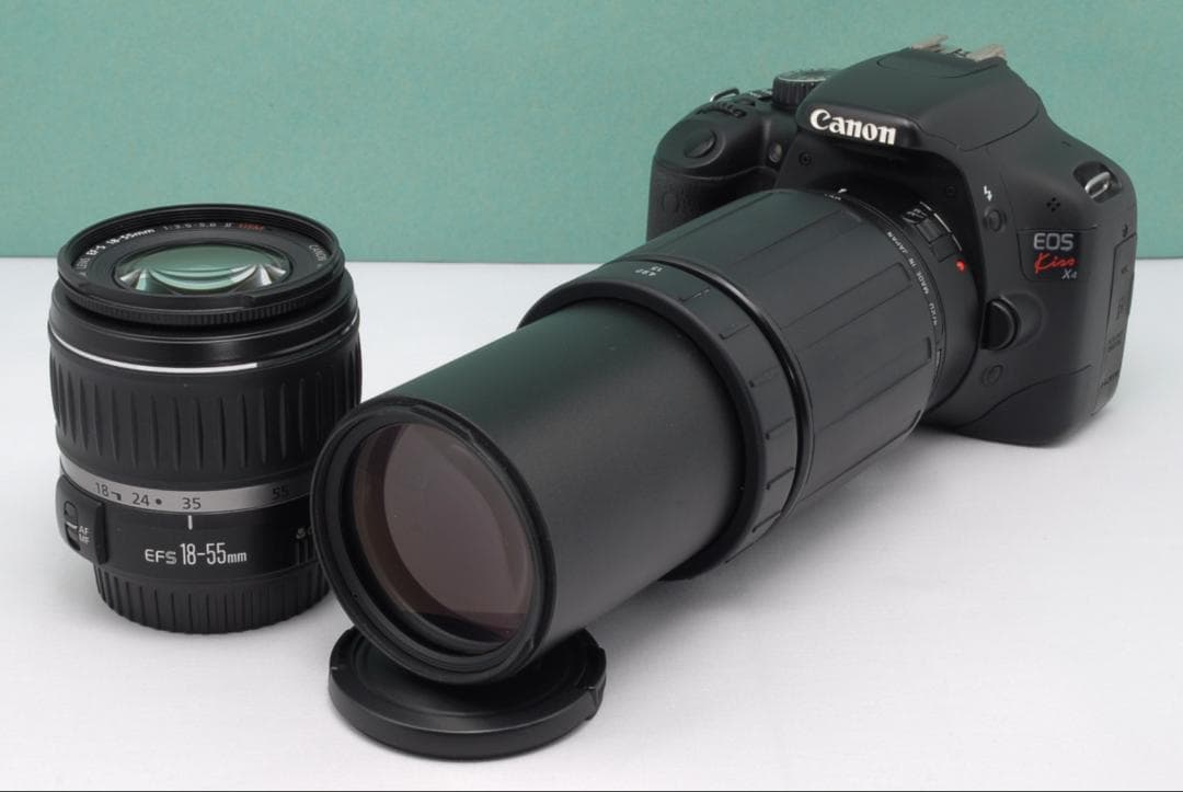 ☘️超望遠レンズセット✨️ Canon Kiss X4 一眼レフ カメラ 初心者