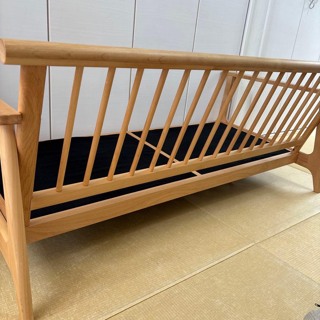 美品！北欧ナチュラルソファー　グレー三月までのお値下げ中！