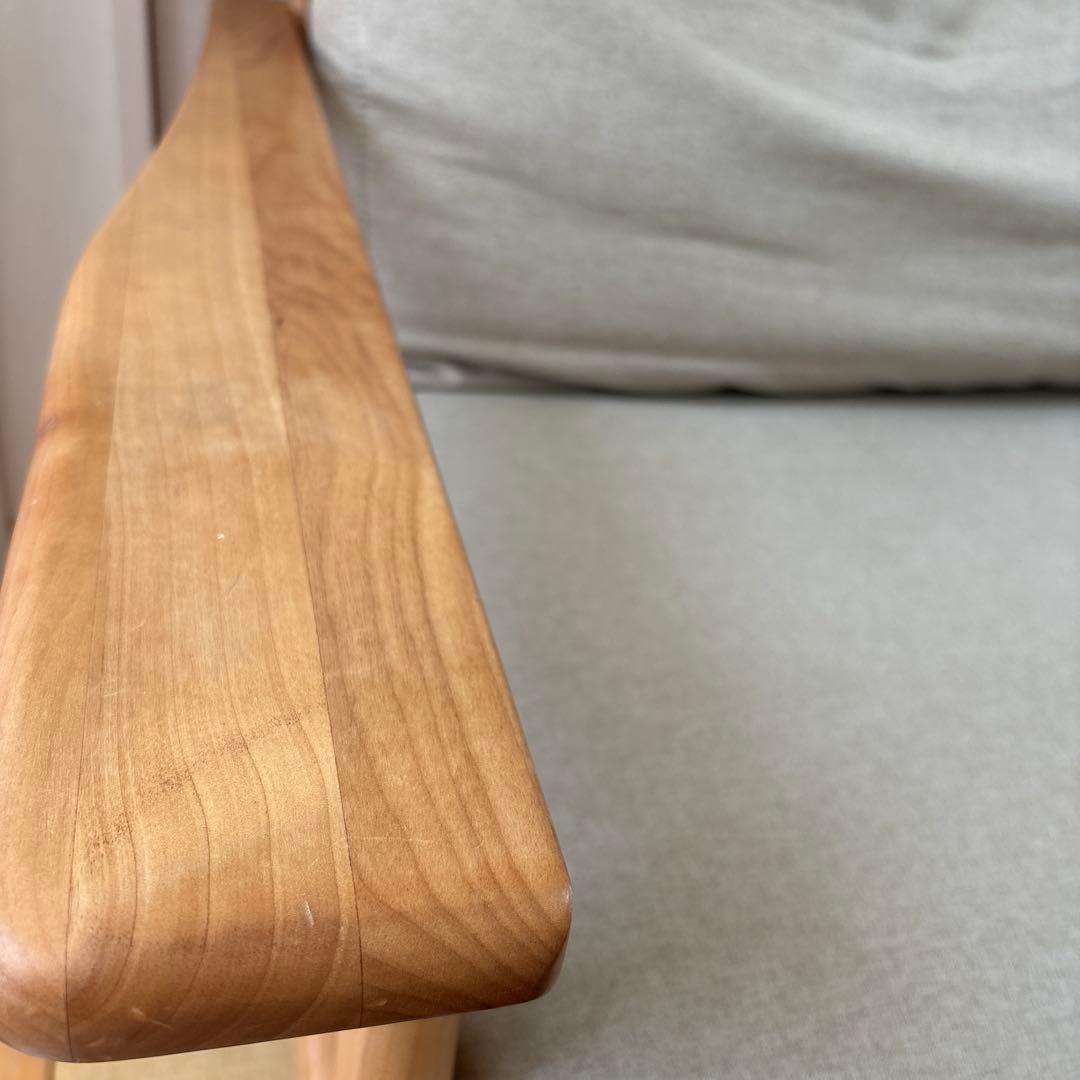 美品！北欧ナチュラルソファー　グレー三月までのお値下げ中！