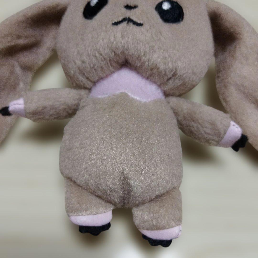 デジモンテイマーズ　ロップモン　カバンに付けられるでっかいぬいぐるみ