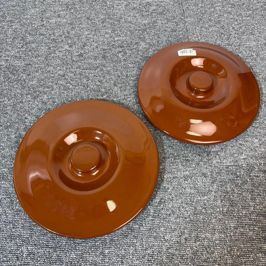 久松窯 常滑焼 丸壺 3号 蓋付 2個セット 未使用 廃業希少 漬物壺 梅干し