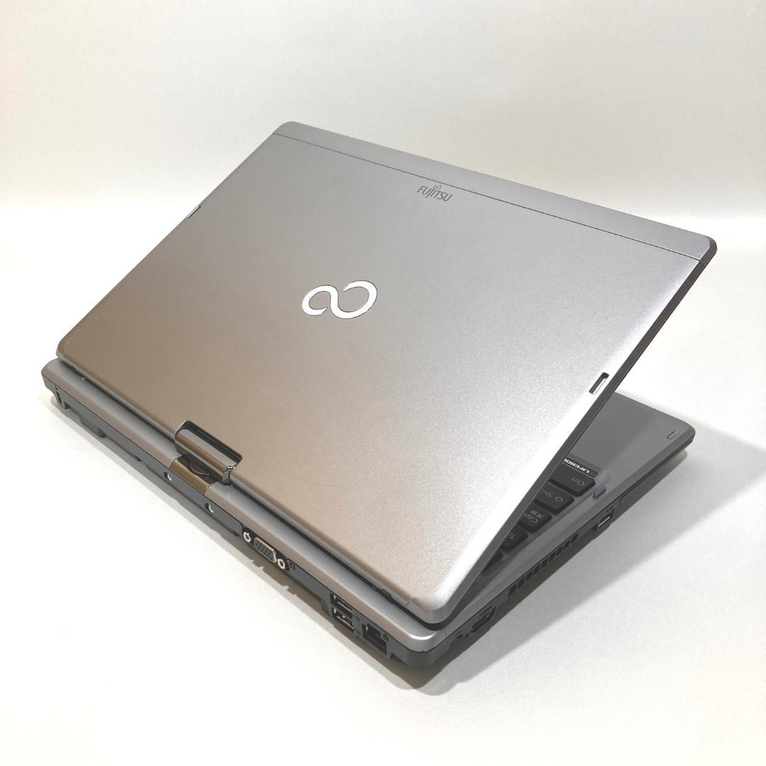 初心者✨カメラ・タッチパネル✨シルバー✨すぐ使えるノートパソコン◇D276-3