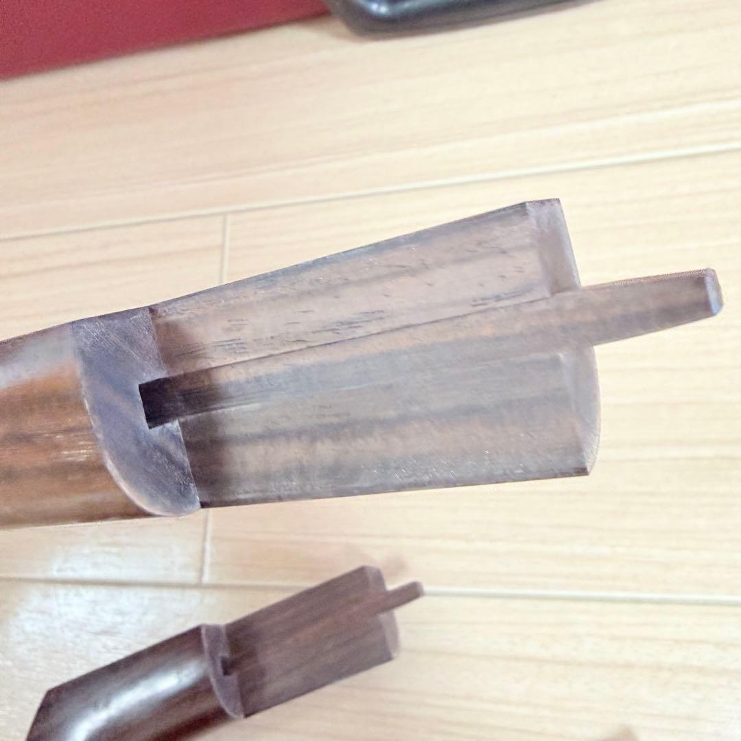 三味線 中棹　紫檀 丸打胴 和楽器　東さわり　ハードケース付き　付属品あり