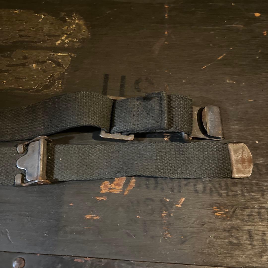 希少　60S 米軍実物　ベトナム戦　M16 スリング　ブラックタイプ