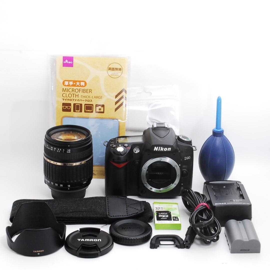 初心者OK✨Nikon D90 高倍率18-200mm 一眼レフ 美品