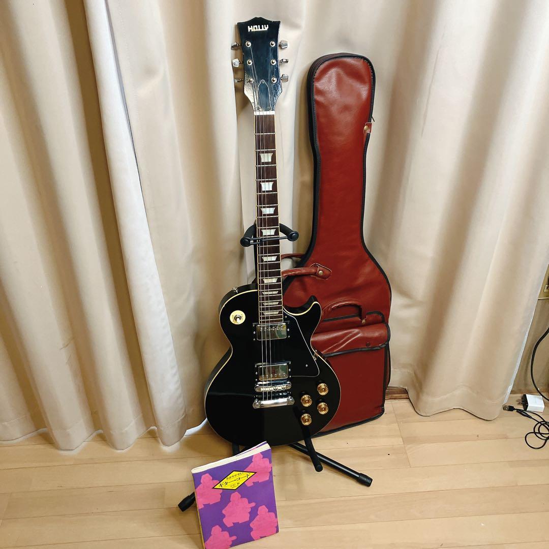 動作未確認】HOLLY Electric Guitar ブラック　エレキギター