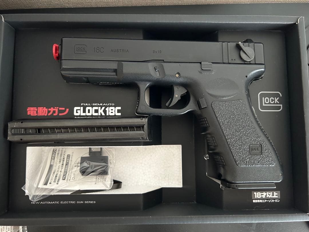 東京マルイ　電動ガン GLOCK 18C ブラック　動作確認未