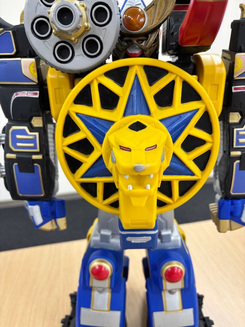 ジャンボヒーロー 轟雷旋風神 忍風戦隊ハリケンジャー 53㎝前後　ソフビ