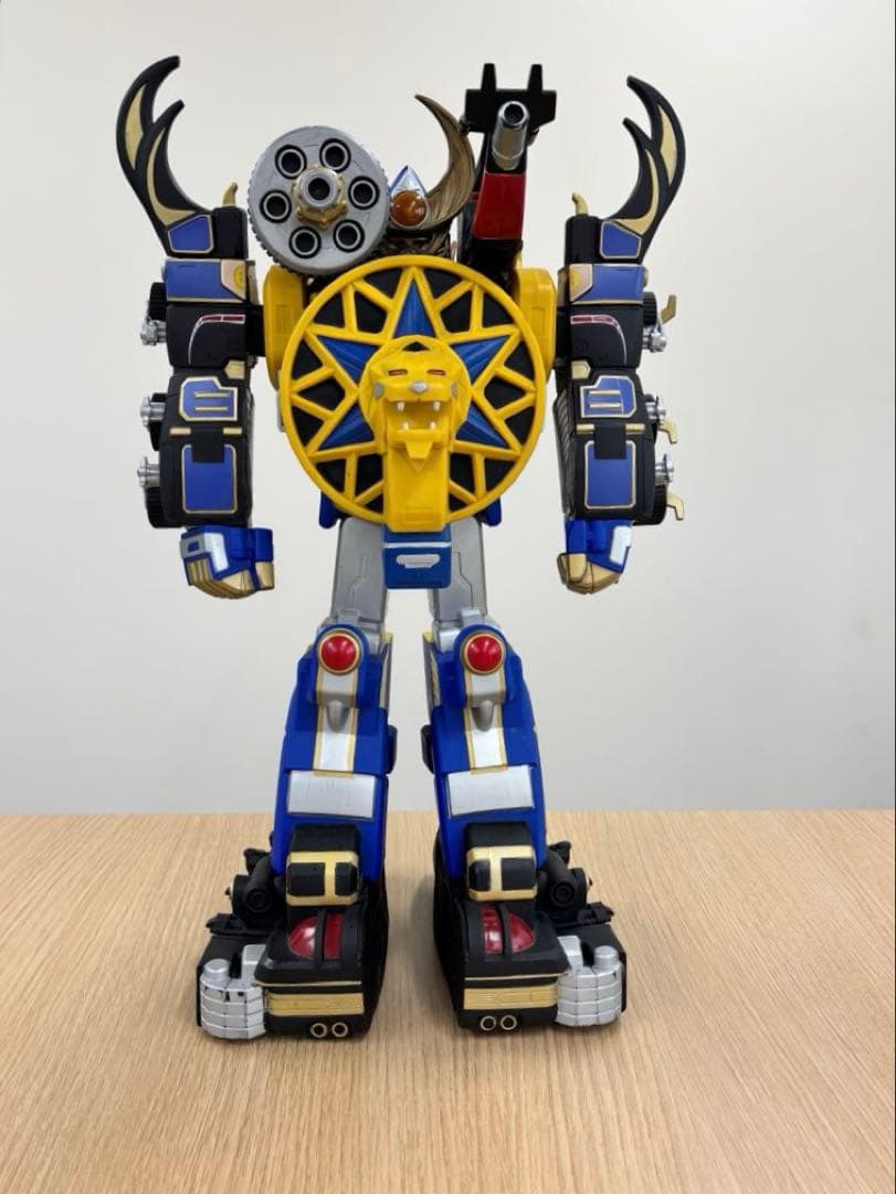 ジャンボヒーロー 轟雷旋風神 忍風戦隊ハリケンジャー 53㎝前後　ソフビ