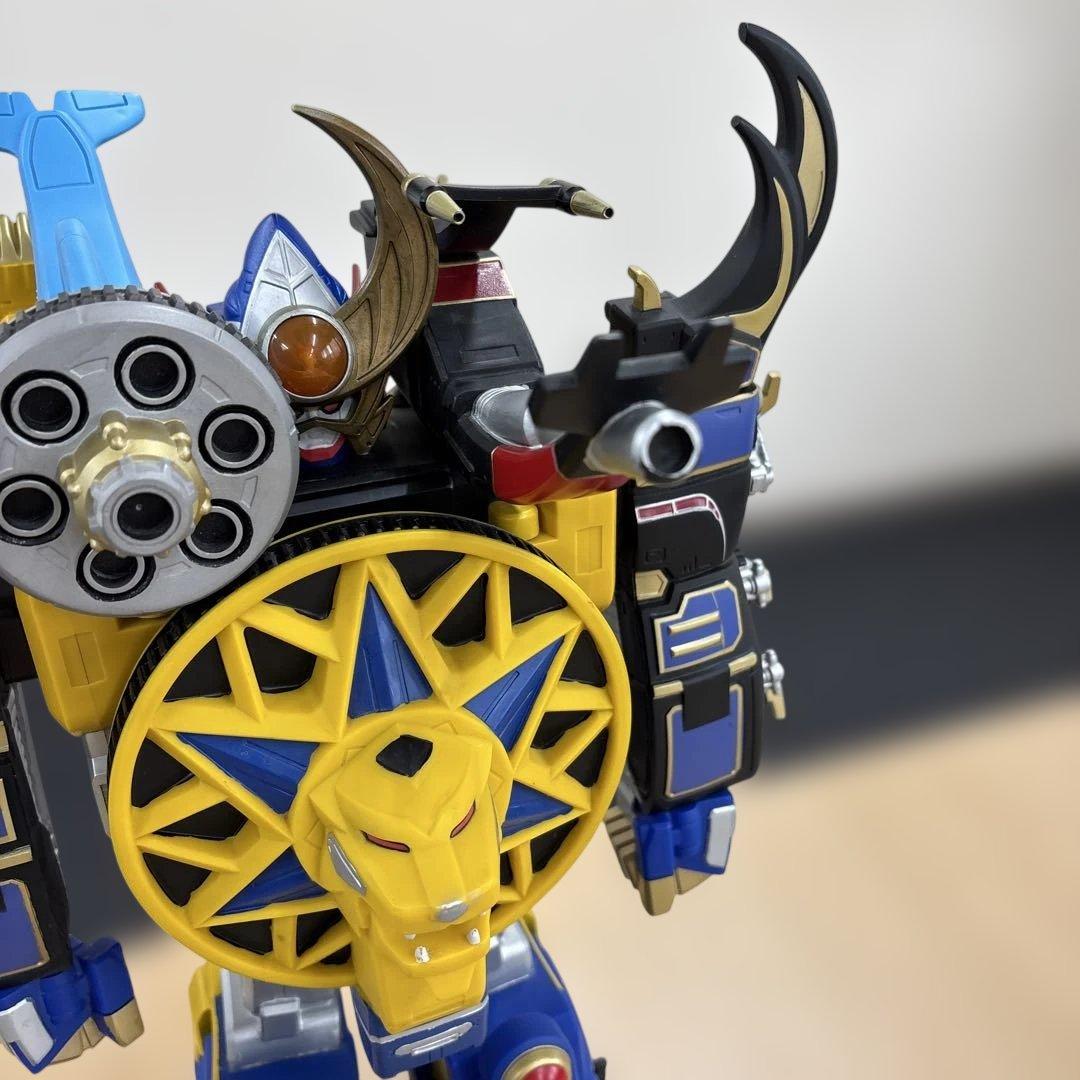 ジャンボヒーロー 轟雷旋風神 忍風戦隊ハリケンジャー 53㎝前後　ソフビ