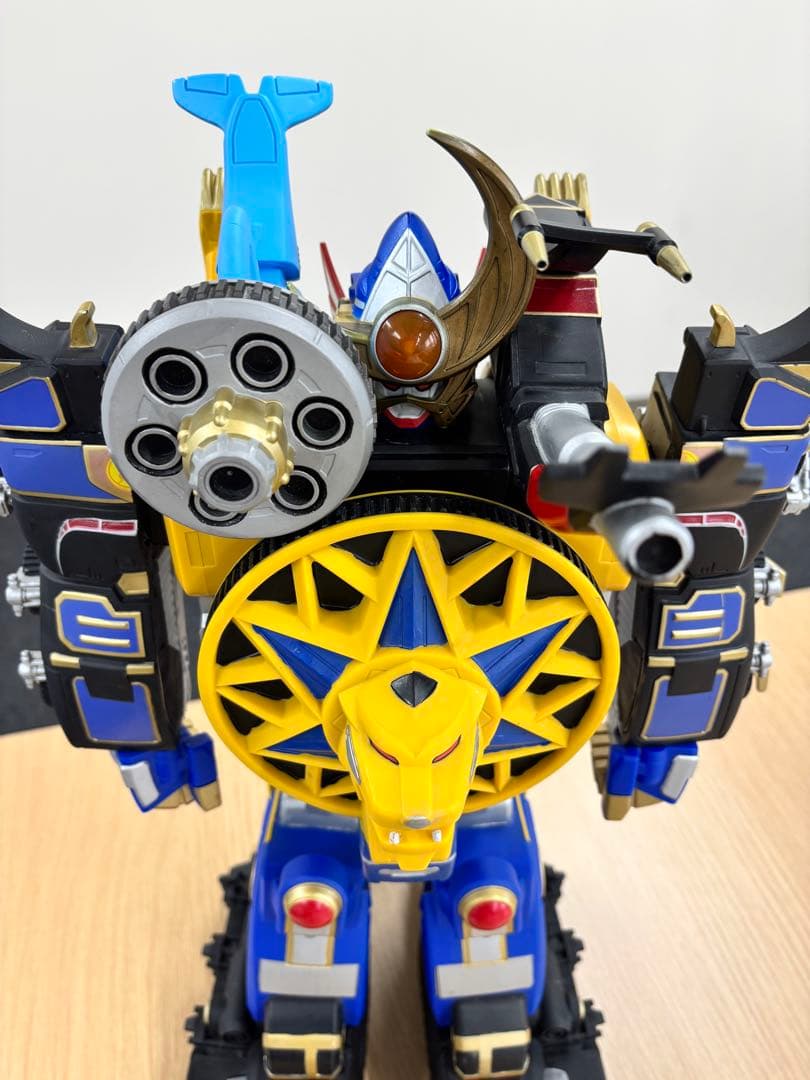 ジャンボヒーロー 轟雷旋風神 忍風戦隊ハリケンジャー 53㎝前後　ソフビ