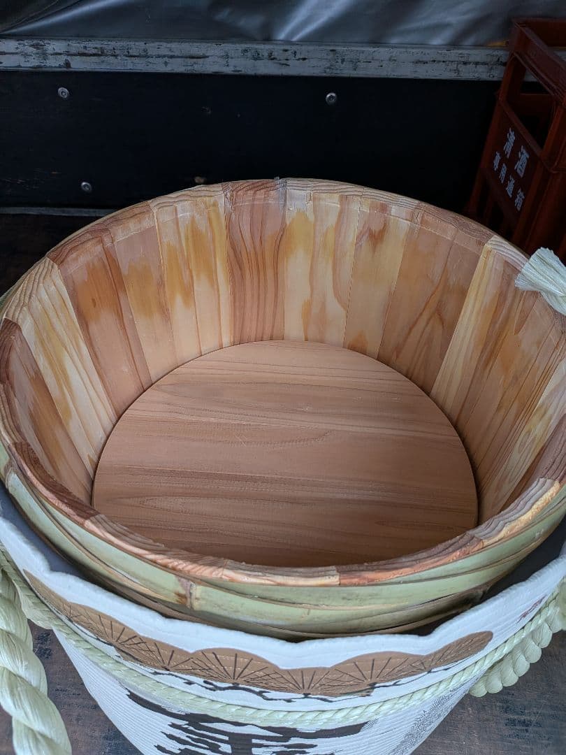 本物檜造り 鏡開き用酒樽