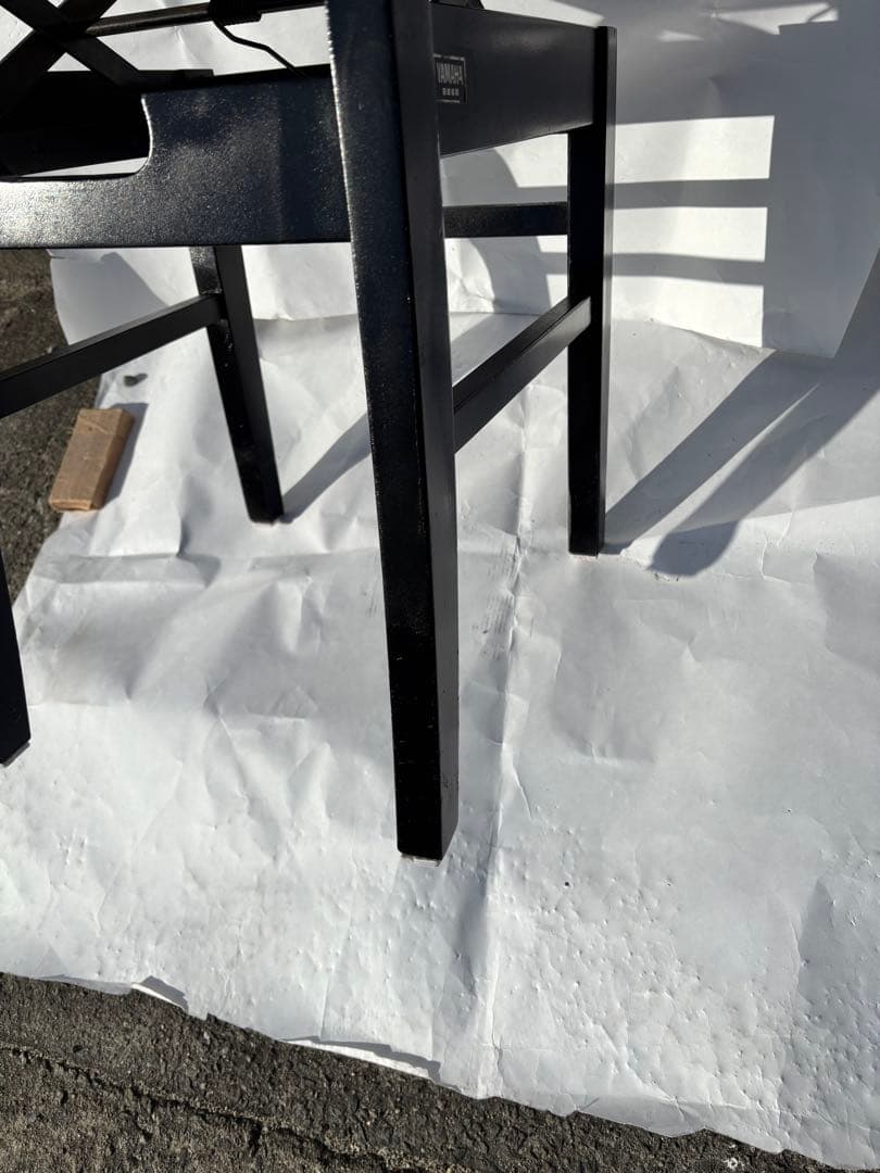 YAMAHA 背もたれ付ピアノ椅子　比較的きれい　足部フェルト付き