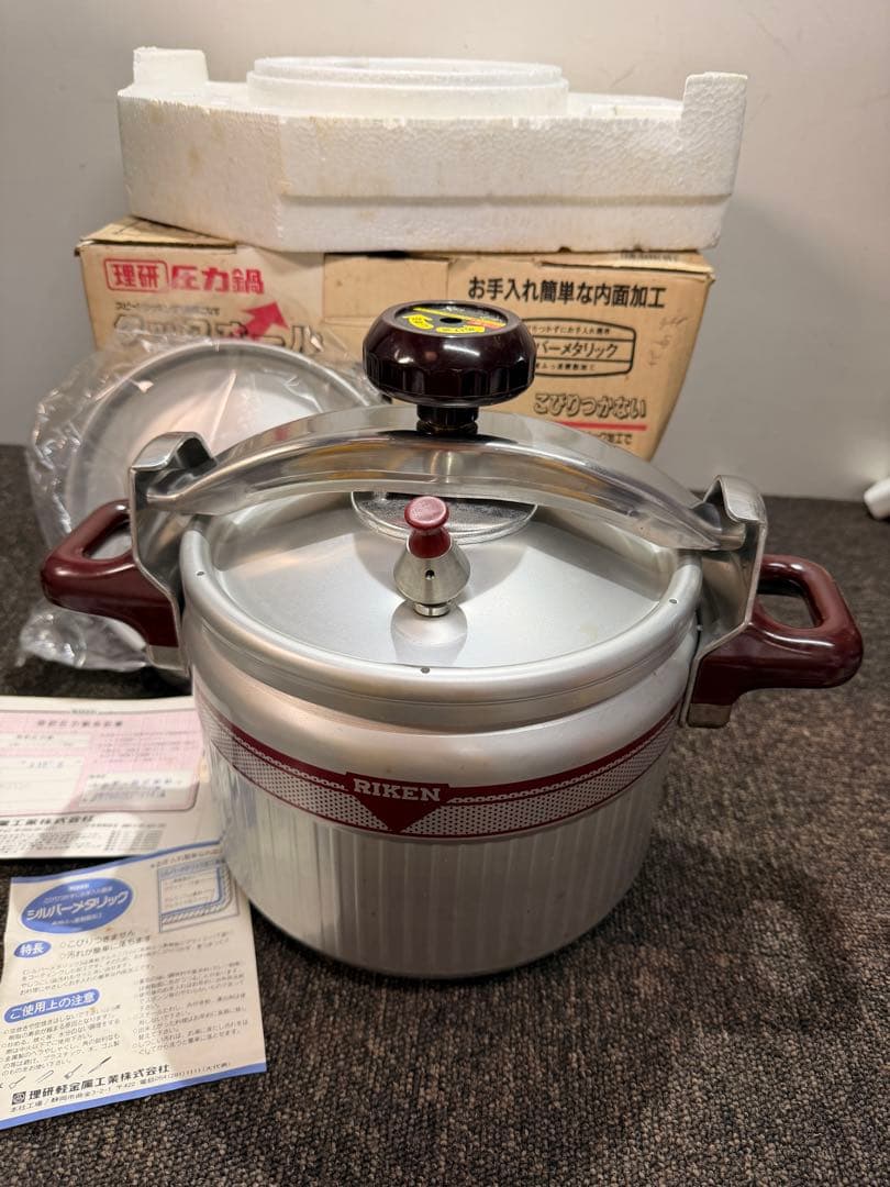 RIKEN 両手圧力鍋 PMC-600 6L クックオール　未使用品