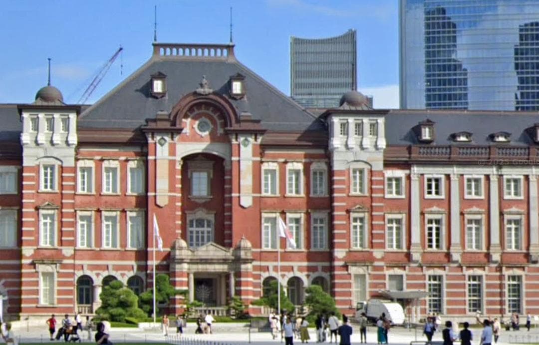 昭和レトロ洋館「東京駅丸の内中央口」　白色模型