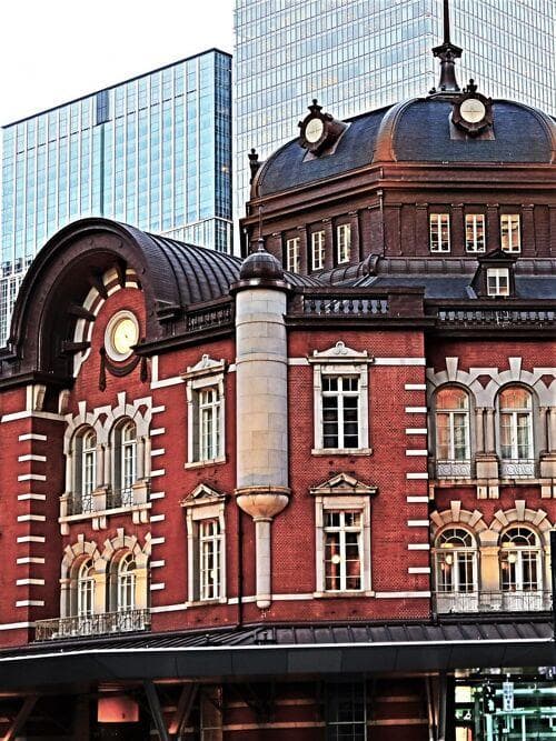 昭和レトロ洋館「東京駅丸の内中央口」　白色模型