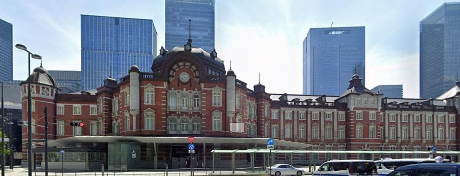 昭和レトロ洋館「東京駅丸の内中央口」　白色模型