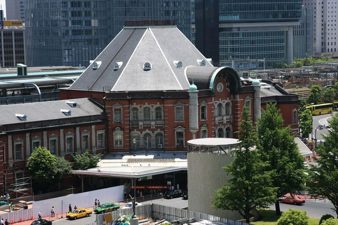 昭和レトロ洋館「東京駅丸の内中央口」　白色模型