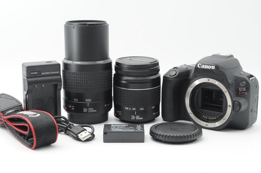 ◆新品クラス①◆冬SALE◆ Canon EOS Kiss x9 ダブルレンズ